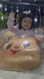 พร้อมส่ง ❗️7-11 หมอนผ้าห่มน้องเนย Butterbear / ผ้าห่มมีฮู้ดน้องเนย 7 Eleven (สินค้าแลกซื้อ 7-11)