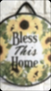Hiasan dinding Bless this home 2 (JUMBO)