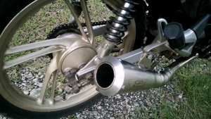 knalpot cld x monster Jupiter vega supra x 125 karisma shogun astrea c70 dll