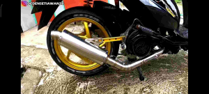 Slinger Knalpot Racing Best3 Polos Inlet 38 All Metric