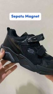 Sepatu Sekolah Magnet Pro ATT MGZ 490 V Hitam/Hitam Size 30-33