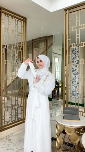 KAYLA KAFTAN MODERN 4in1 (Outer Inner Manset dan Turban)