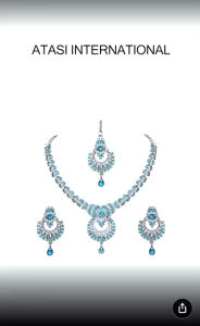 *พร้อมส่ง* ชุดเครื่องประดับอินเดีย 1 เซ็ทมี 4 ชิ้น ใช้ได้ทั้งเด็กและผู้ใหญ่ Indian jewelry set for both girls and women