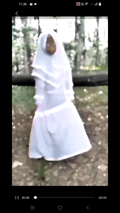 gamis set anak bahan crinkle