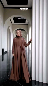 haneen abaya dress gamis wanita dewasa busana muslimah wanita dewasa lebaran kondangan pesta terbaru kekinian best seller viral fyp