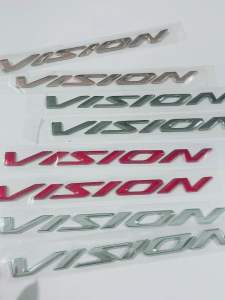 Cặp 2 tem nổi xi cứng xe Vision đời 2021 - 2023 hàng loại 1 sắc nét chống nước thay thế zin