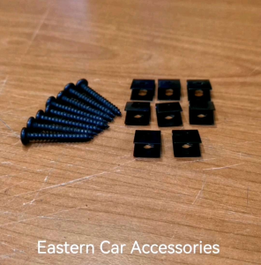 8set Screw + Spring Clip Cover Set Body Screw Clip Metal Fastener