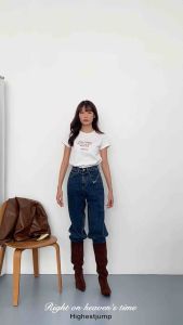 Higestjump Jeans กางเกงยีนส์ Signature BEST SELLER พร้อมส่ง