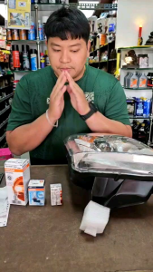 ไฟหน้า Isuzu Dmax 2007 (MU7) depo มุมส้ม