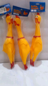 Mainan Ayam Mainan Shrilling Chicken Mainan Ayam Karet Pencet Bunyi 1 pcs no XM-10-A
