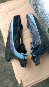 cover panel body depan atas lampu sein nmax old karbon