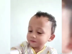 Peci anak bayi laki-laki kopiah balita songkok hitam anak umur 2 bulan - 4 tahun