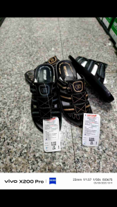 รองเท้าแตะPu 3192 หน้าหนังเย็บพื้นบาง มีสี ดำ น้ำตาล 38-43