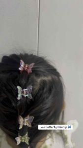 SHARON - Jepit Rambut Kupu Kupu Mini Set isi 6pcs Jepit Rambut Anak Jedai Poni Rambut Baby Butterfly Hair Clips