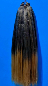 Rambut Cemara Ombre Warna Coklat Muda Warna Light Brown Rambut Sambung Rambut Cemara Tanpa Tulang Rambut Synthetic Various Hair Accessories