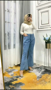 Celana jeans wanita cutbray celana jeans cubray celana kekinian celana murah kualitas premium bisa COD celana korea style