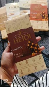 HEIDI Dark Chocolate Bar Vegan 80g ดาร์กช็อกโกแลตบาร์เข้มข้น มี 7 รสชาติให้เลือก สินค้านำเข้าจากสวิตเซอร์แลนด์