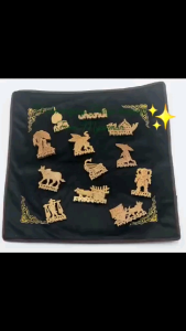 Myanmar cultural wooden fridge magnets ❤️