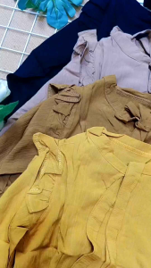 Crincle Blouse 2-4thn / Atasan / Blouse Anak Perempuan