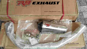 Knalpot R9 Zeta Original AHM & Knalpot Honda CBR 150R CB 150R Ori