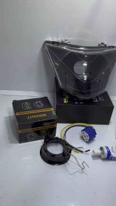 Reflektor lampu h4 lengkap fiting soket H4 JUPITER MX OLD 135 KARBU 2005-2011