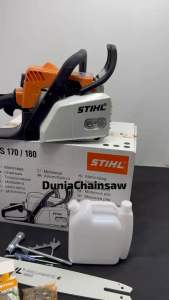 PROMO MENARIK !!! Mesin Chain Saw senso Stihl MS-180 170 16 Inch ORIGINAL FULLSET SIAP PAKAI