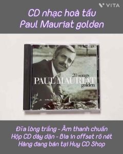 Đĩa CD Nhạc hoà tấu Piano Paul Mauriat - Những bài nhạc hòa tấu quốc tế bất hủ - Đĩa lòng Trắng