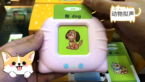 Card Early Education Machine for kids children preschool Chinese& English Bilingual Toys flash cards reader present gift