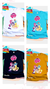 Desain Unik & Menarik Baju Kaos Anak Motif KUDA PONY Bahan Katun