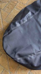 Indo Concept Plain/No Logo Liha/Checkered Leather with Tahi Motorcycle Seat Cover