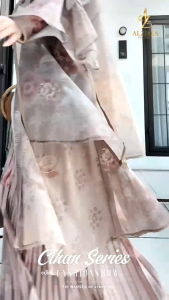 gamis dress alev cihan set outer by alzhea premium
