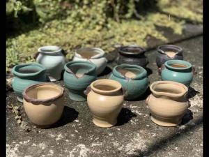 Chậu trồng cây sen đá/xương rồng nhập Trung đơn giản