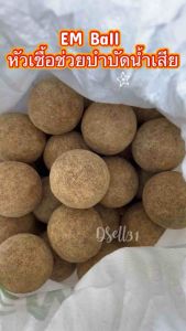 EM Ball อีเอ็มบอล  ขนาด 5ลูก หัวเชื้อ ช่วยบำบัดน้ำเสีย จุลินทรีย์ก้อน ส่งทุกวัน