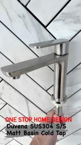 🌈DUVENA🌈 MATT 304 S/STEEL BASIN COLD TAP