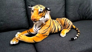 🔥Big offer🔥 size 70 cm & 55 cm Harimau Anak Patung / Big Tiger Doll