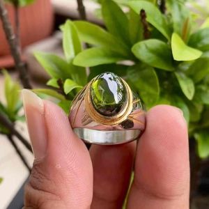 CINCIN BATU GREEN PERIDOT KUALITAS SUPER