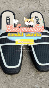 Sandal Tutong Karet Wanita