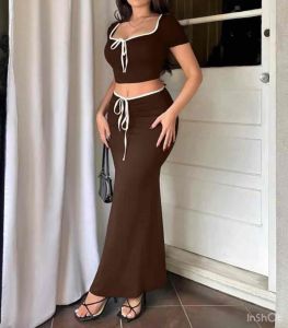 Free Size Terno Top and Skirt Free Size Terno Free Size Coords (Terno)