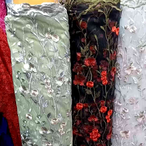 Murah! Tulle garden Valentino Tuton Bahan kebaya kombinasi terbaru!