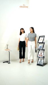 Clouwny Soira Denim Pants Celana Panjang Wanita