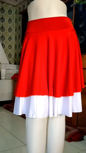 Rok Merah Putih 2 Layer & Jersey Premium Olahraga Indoor Outdoor