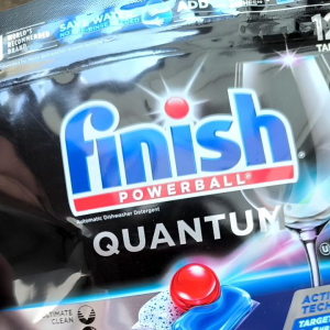 Finish Quantym Poweball Dishwasher Tabs: 12 Pcs for Tough Stains