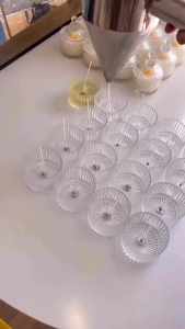 Candle gift in glass