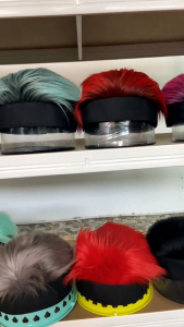 TOPI WIG/RAMBUT PALSU MOTIF GRADASI PREMIUM