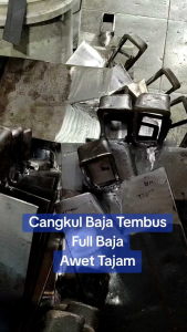 CANGKUL BAJA TEMBUS ASLI 17 cm KOLONG TEBAL ANTI LENGKET TAJAM SAMPAI HABIS - ALAT BERKEBUN - ALAT PERTANIAN
