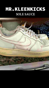 Mr. Kleenkicks Shoe Cleaner & Sole Sauce - Thick & Concentrated Solution - For All Shoe Materials - Removes Yellowing from Midsole - Icy Sole Care - Not for Boost Type Soles