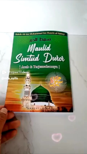 Kitab Maulid Simtuduror Terjemah Ukuran Besar A5 Hvs