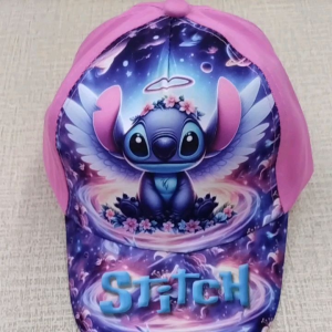 Cute Stitch character adjustable cap for kids