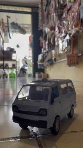 Mainan Mobil Remote Control Suzuki Angkot / Angkutan Umum Ada Lampu Suara Telolet Dan Bisa Keluar Asap