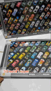 (Paket 50 mobil bonus Koper) mainan mobil mobilan anak tarik mundur bisa jalan mobilan deacast kado edukasi hadiah mainan anak mobil tarik mundur bisa jalan
